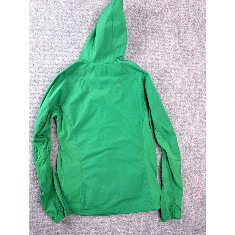 Columbia Oregon Ducks Omni-Shield Hooded Windbreaker Jacket Mens Medium‎ Green